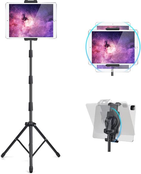 ipad stand adjustable|elitehood iPad Tripod Stand, 65.
